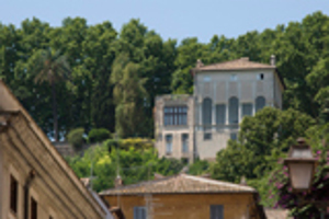 Vista della splendida Villa romana 'Villa Lante'